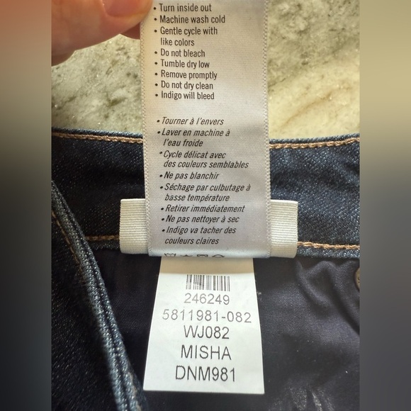 Paige Women’s Dark Denim Skyline Mid-Rise Bootcut Flare Jeans - Size 29 - Picture 9 of 9